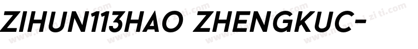 zihun113hao zhengkuc字体转换